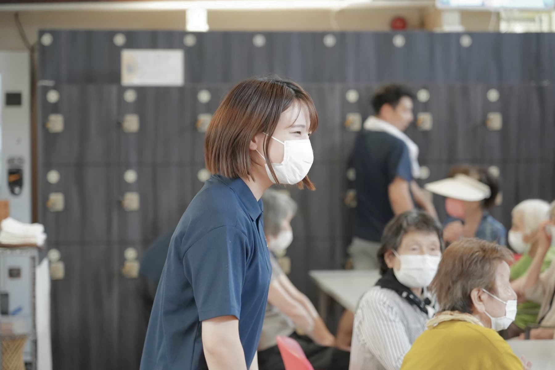 湯〜亀グループのスタッフと利用者のみなさん